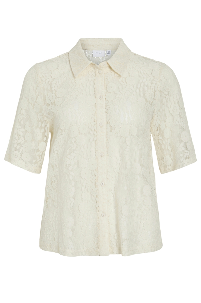 VISELLY 2/4 LACE SHIRT 14111250 BIRCH